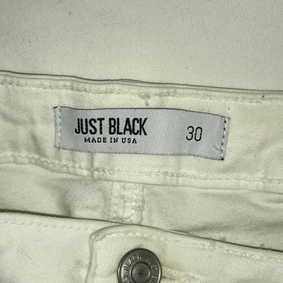 Just Black Distressed Skinny Jeans - Picture 12 of 14